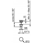 Βαλβίδα Powder, 1/4" συνεχούς ροής με υπερχείλιση / χωρίς υπερχείλιση από πορσελάνη επιφάνεια: Ματ, χρώμα: Μπλε Βαλβίδες Βαλβίδα Powder, 1/4" συνεχούς ροής με υπερχείλιση / χωρίς υπερχείλιση από πορσελάνη επιφάνεια: Ματ, χρώμα: Μπλε Βαλβίδες