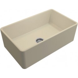 Sink Ceramic 72,3x41,9 surface: Matt free nested 1 bowl, color: Beige Ceramic