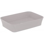 Νιπτήρας ελευθέρας τοποθέτησης 55x38x12,5 από πορσελάνη χωρίς οπή  χωρίς υπερχείλιση Concrete, χρώμα: Γκρι επιφάνεια: Ματ Ελευθέρας τοποθέτησης