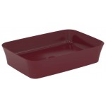 Νιπτήρας ελευθέρας τοποθέτησης 55x38x12,5 από πορσελάνη χωρίς οπή  χωρίς υπερχείλιση Pomegranate, χρώμα: Μωβ επιφάνεια: Ματ Ελευθέρας τοποθέτησης