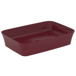 Νιπτήρας ελευθέρας τοποθέτησης 55x38x12,5 από πορσελάνη χωρίς οπή  χωρίς υπερχείλιση Pomegranate, χρώμα: Μωβ επιφάνεια: Ματ