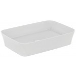 Washbasin Free standing 55x38x12,5 material: Porcelain Without hole Without overflow Silk white, color: White surface: Matt Free standing