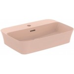 Νιπτήρας ελευθέρας τοποθέτησης 55x38x12 από πορσελάνη με μία οπή με υπερχείλιση Nude, χρώμα: Ροζ επιφάνεια: Ματ Ελευθέρας τοποθέτησης
