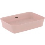 Washbasin Free standing 55x38x12 material: Porcelain With overflow Without hole Nude, color: Pink surface: Glossy Free standing