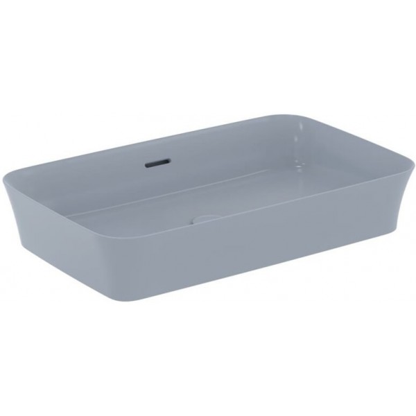 Washbasin Free standing 55x38x12 material: Porcelain With overflow Without hole Powder, color: Blue surface: Matt Free standing