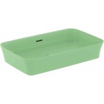 Washbasin Free standing 55x38x12 material: Porcelain With overflow Without hole Sage, color: Green surface: Matt Free standing