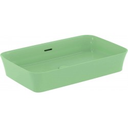 Washbasin Free standing 55x38x12 material: Porcelain With overflow Without hole Sage, color: Green surface: Matt Free standing