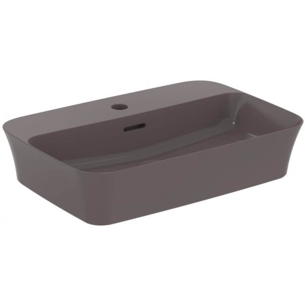 Νιπτήρας ελευθέρας τοποθέτησης 55x38x12 από πορσελάνη με μία οπή με υπερχείλιση Slate Grey, χρώμα: Γκρι Σκούρο επιφάνεια: Ματ Ελευθέρας τοποθέτησης Νιπτήρας ελευθέρας τοποθέτησης 55x38x12 από πορσελάνη με μία οπή με υπερχείλιση Slate Grey, χρώμα: Γκρι Σκούρο επιφάνεια: Ματ Ελευθέρας τοποθέτησης