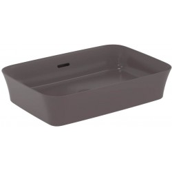 Νιπτήρας ελευθέρας τοποθέτησης 55x38x12 από πορσελάνη χωρίς οπή  χωρίς υπερχείλιση Slate Grey, χρώμα: Γκρι Σκούρο επιφάνεια: Ματ