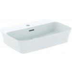 Washbasin Free standing 55x38x12 material: Porcelain With one hole With overflow Silk white, color: White surface: Matt Free standing