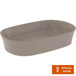 Washbasin Free standing 60x38x12 material: Porcelain Without hole Without overflow Kashmir, color: Brown surface: Matt Free standing