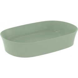 Washbasin Free standing 60x38x12 material: Porcelain Without hole Without overflow Sage, color: Green surface: Matt