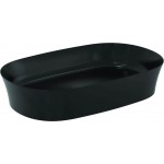 Washbasin Free standing 60x38x12 material: Porcelain Without hole Without overflow Black matt, color: Black surface: Matt Free standing
