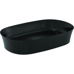 Washbasin Free standing 60x38x12 material: Porcelain Without hole Without overflow Black matt, color: Black surface: Matt Free standing