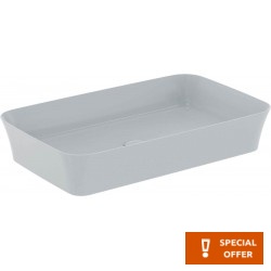 Washbasin Free standing 65x40x12 material: Porcelain Without hole Without overflow Concrete, color: Grey surface: Matt Free standing