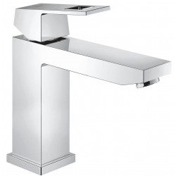 Μπαταρία νιπτήρος επικαθήμενη αναμεικτική από ορείχαλκο χωρίς βαλβίδα M-Size, Smooth Body, χρώμα: Χρωμέ επιφάνεια: Γυαλιστερή Επικαθήμενες