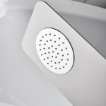 Equipped shower column 140cm, color: Chrome surface: Brushed Indoor with hydromassage Equipped shower column 140cm, color: Chrome surface: Brushed Indoor with hydromassage