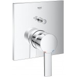 Shower tap Wall-mounted external part 2 way material: Brass mixer With plate without hand shower, hose and holder + 291896, color: Chrome surface: Glossy Wall-mounted - external part