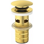 Waste Valve Brushed Gold With overflow material: Brass surface: Brushed, color: Gold Waste overflows Waste Valve Brushed Gold With overflow material: Brass surface: Brushed, color: Gold Waste overflows