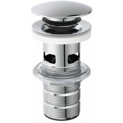 Waste Valve With overflow material: Brass surface: Glossy, color: Chrome Waste overflows