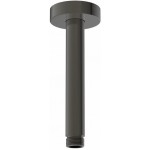 Βραχίονας 15cm Magnetic Grey οροφής από ορείχαλκο, χρώμα: Γκρι επιφάνεια: Βουρτσισμένη Βραχίονες κεφαλής ντους