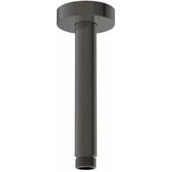 Βραχίονας 15cm Magnetic Grey οροφής από ορείχαλκο, χρώμα: Γκρι επιφάνεια: Βουρτσισμένη Βραχίονες κεφαλής ντους