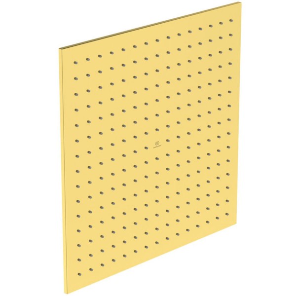 Shower head Wall-mounted / Ceiling-mounted 40x40 material: Brass, style: 1 spray Brushed Gold, color: Gold surface: Brushed Overhead showers