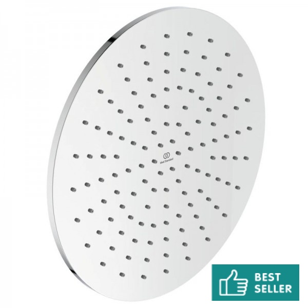 Shower head Wall-mounted / Ceiling-mounted 30x30 material: Brass, style: 1 spray, color: Chrome surface: Glossy Overhead showers