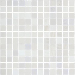 Pool mosaic 2,5x2,5 Spain, shape: Square 1st choice, hue: White Mosaics for pool