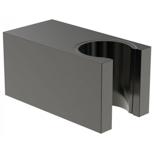 Shower holder Fixed material: Brass Magnetic Grey, color: Grey surface: Brushed Shower holders