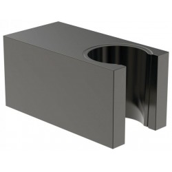 Shower holder Fixed material: Brass Magnetic Grey, color: Grey surface: Brushed Shower holders
