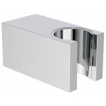 Στήριγμα ντους σταθερό από ορείχαλκο τετράγωνο, 30mm, χρώμα: Χρωμέ επιφάνεια: Γυαλιστερή Στηρίγματα ντους