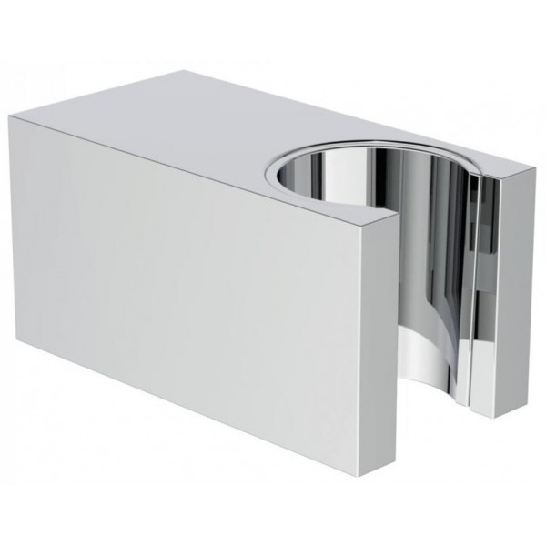 Στήριγμα ντους σταθερό από ορείχαλκο τετράγωνο, 30mm, χρώμα: Χρωμέ επιφάνεια: Γυαλιστερή Στηρίγματα ντους