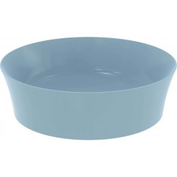 Washbasin Free standing 40x40x12 material: Porcelain Without hole Without overflow Powder, color: Blue surface: Matt Free standing
