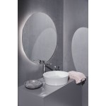 Νιπτήρας ελευθέρας τοποθέτησης 40x40x12 από πορσελάνη χωρίς οπή  χωρίς υπερχείλιση Euro white, χρώμα: Λευκό επιφάνεια: Γυαλιστερή Ελευθέρας τοποθέτησης