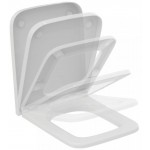 Toilet-seat soft closing, style: Wrapover, color: White Toilet seats & covers