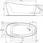 Μπανιέρα ελευθέρας τοποθέτησης 180x85x76 από ακρυλικό επιφάνεια: Γυαλιστερή, χρώμα: Λευκό Glossy χωρίς λαβές Ελευθέρας τοποθέτησης Μπανιέρα ελευθέρας τοποθέτησης 180x85x76 από ακρυλικό επιφάνεια: Γυαλιστερή, χρώμα: Λευκό Glossy χωρίς λαβές Ελευθέρας τοποθέτησης