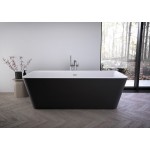 Μπανιέρα ελευθέρας τοποθέτησης 180x80x60 από ακρυλικό επιφάνεια: Ματ, χρώμα: Λευκό/Μαύρο με βαλβίδα click-clack χωρίς λαβές Ελευθέρας τοποθέτησης Μπανιέρα ελευθέρας τοποθέτησης 180x80x60 από ακρυλικό επιφάνεια: Ματ, χρώμα: Λευκό/Μαύρο με βαλβίδα click-clack χωρίς λαβές Ελευθέρας τοποθέτησης