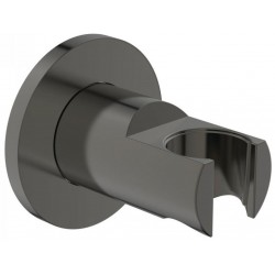 Στήριγμα ντους σταθερό από ορείχαλκο Magnetic Grey, χρώμα: Γκρι επιφάνεια: Βουρτσισμένη