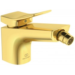 Μπαταρία μπιντέ από ορείχαλκο με βαλβίδα, Brushed Gold, χρώμα: Χρυσό επιφάνεια: Βουρτσισμένη Επικαθήμενες