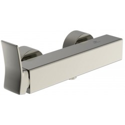 Μπαταρία ντουζιέρας επίτοιχη αναμεικτική από ορείχαλκο κορμός (χωρίς τηλέφωνο, σπιράλ, στήριγμα) Silver Storm, χρώμα: Χρωμέ επιφάνεια: Βουρτσισμένη