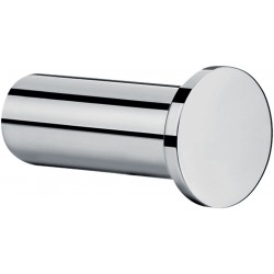 Hook Flat wall mounted material: Brass single, color: Chrome surface: Glossy