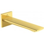 Εκροή (στόμιο) 18cm επίτοιχος τύπος Brushed Gold από ορείχαλκο, χρώμα: Χρυσό επιφάνεια: Βουρτσισμένη Στόμια (ρουξούνια) Εκροή (στόμιο) 18cm επίτοιχος τύπος Brushed Gold από ορείχαλκο, χρώμα: Χρυσό επιφάνεια: Βουρτσισμένη Στόμια (ρουξούνια)
