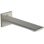 Εκροή (στόμιο) 18cm επίτοιχος τύπος Silver Storm από ορείχαλκο, χρώμα: Χρωμέ επιφάνεια: Βουρτσισμένη Στόμια (ρουξούνια)