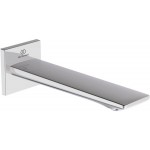 Spout (Nozzle) 18cm Wall-mounted material: Brass, color: Chrome surface: Glossy Bath spouts