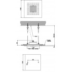 Μηχανισμός στήριξης κεφαλής ντους Mirror Steel 35x35cm, χρώμα: Χρωμέ Κεφαλές ντους Μηχανισμός στήριξης κεφαλής ντους Mirror Steel 35x35cm, χρώμα: Χρωμέ Κεφαλές ντους