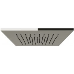 Overhead shower Mirror 35x35 material: Brass, color: Chrome surface: Glossy Overhead showers