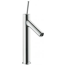 Wash basin tap Deck-mounted L size material: Brass mixer With non-closing waste set 170, color: Chrome surface: Glossy