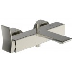 Bathtub tap Wall-mounted exposed material: Brass without hand shower, hose and holder Silver Storm mixer, color: Chrome surface: Brushed Wall-mouned exposed Bathtub tap Wall-mounted exposed material: Brass without hand shower, hose and holder Silver Storm mixer, color: Chrome surface: Brushed Wall-mouned exposed