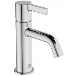 Wash basin tap Deck-mounted material: Brass mixer S size Without waste, color: Chrome surface: Glossy